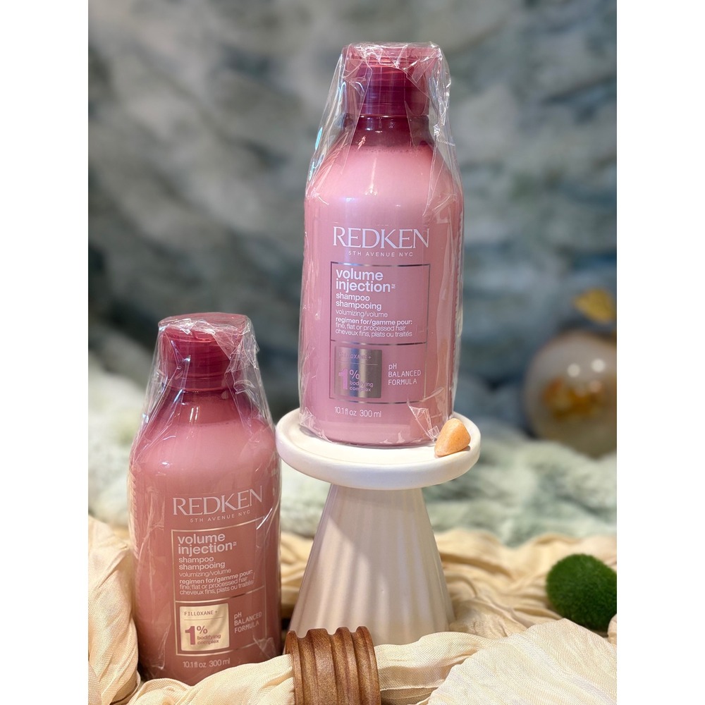 Redken Volume Injection Shampoo 10.1 oz | 300ml Fine Hair Volumizing Salon NEW